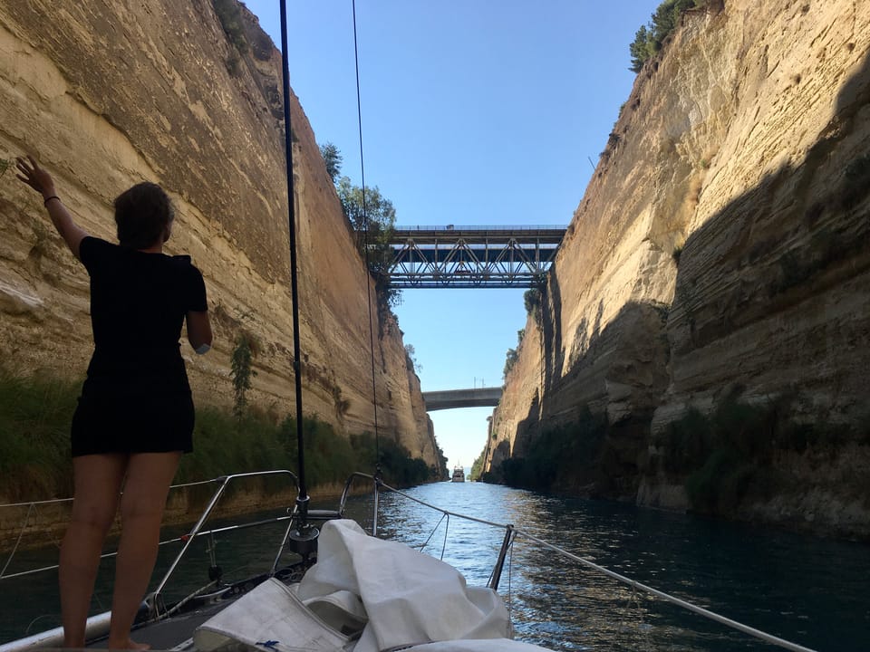Corinth Canal Crossing
